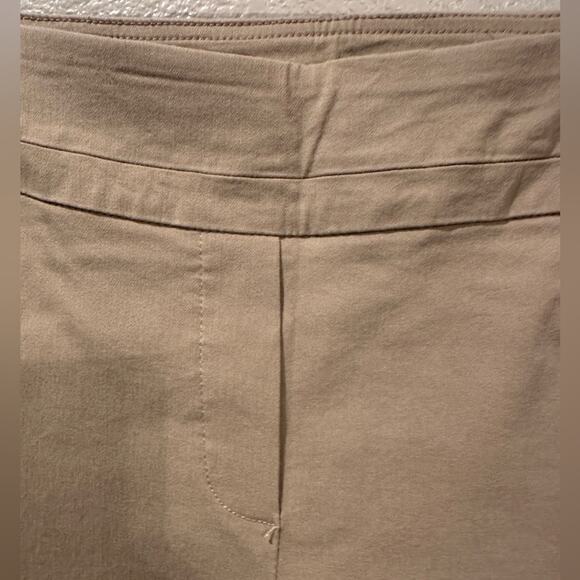 Zac & Rachel khaki pull on capri pants sz 14 - Picture 2 of 6